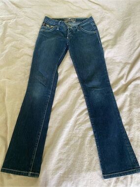 Robin's Jean Dark Blue Flare Jeans